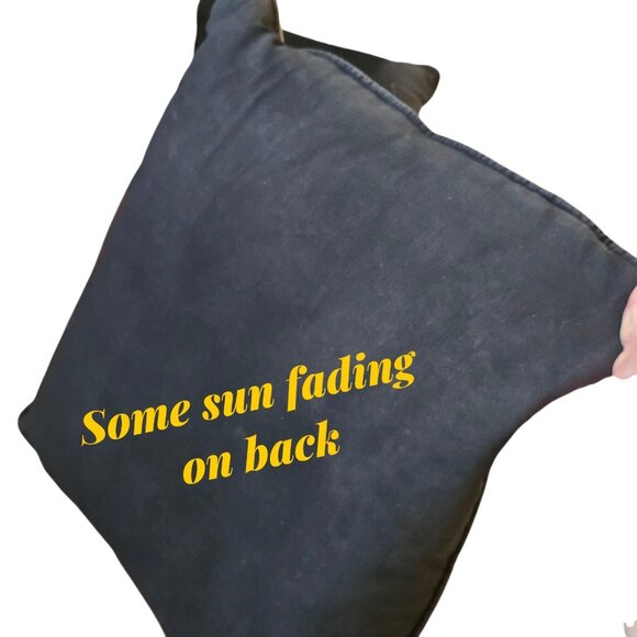 VTG Y2K Harley Davidson Throw Pillows Needlepoint Wolf Bald Eagle 16" Set Of 2 - Picture 6 of 16